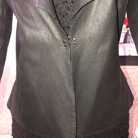 🌺BOD CHRISTENSEN LEATHER JACKET 10 - Picture 4 of 8